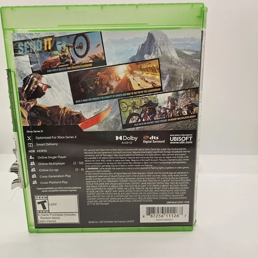 Riders Republic Xbox Series X Xbox One Ubisoft‎ Bunny Pack Edition Complete